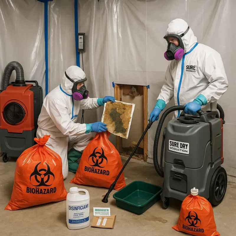 Contaminated Water Handling Protocols process in Christian County, IL