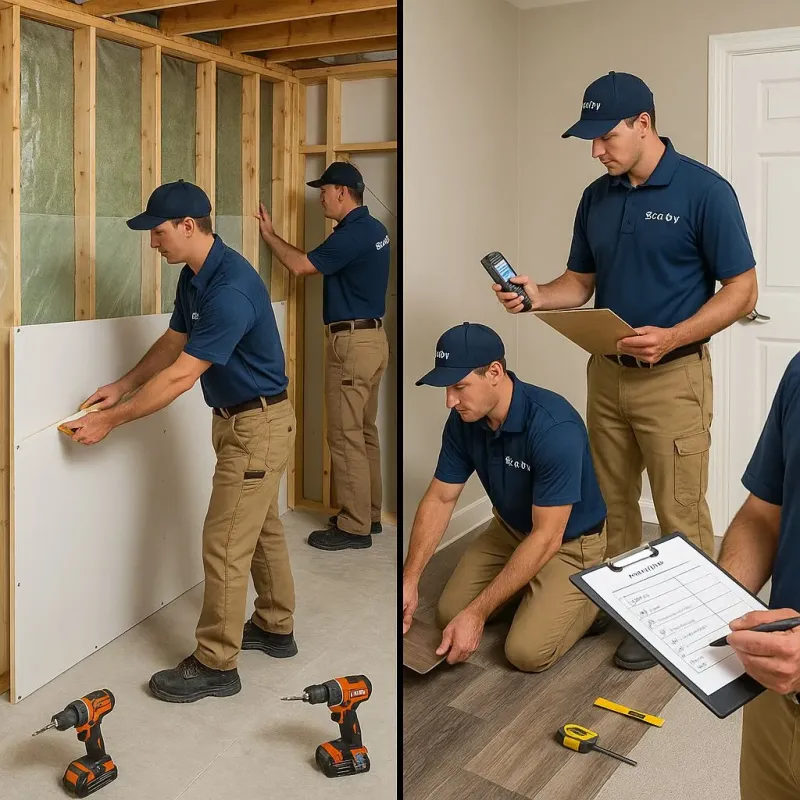 Repairs and Reconstruction process in Christian County, IL